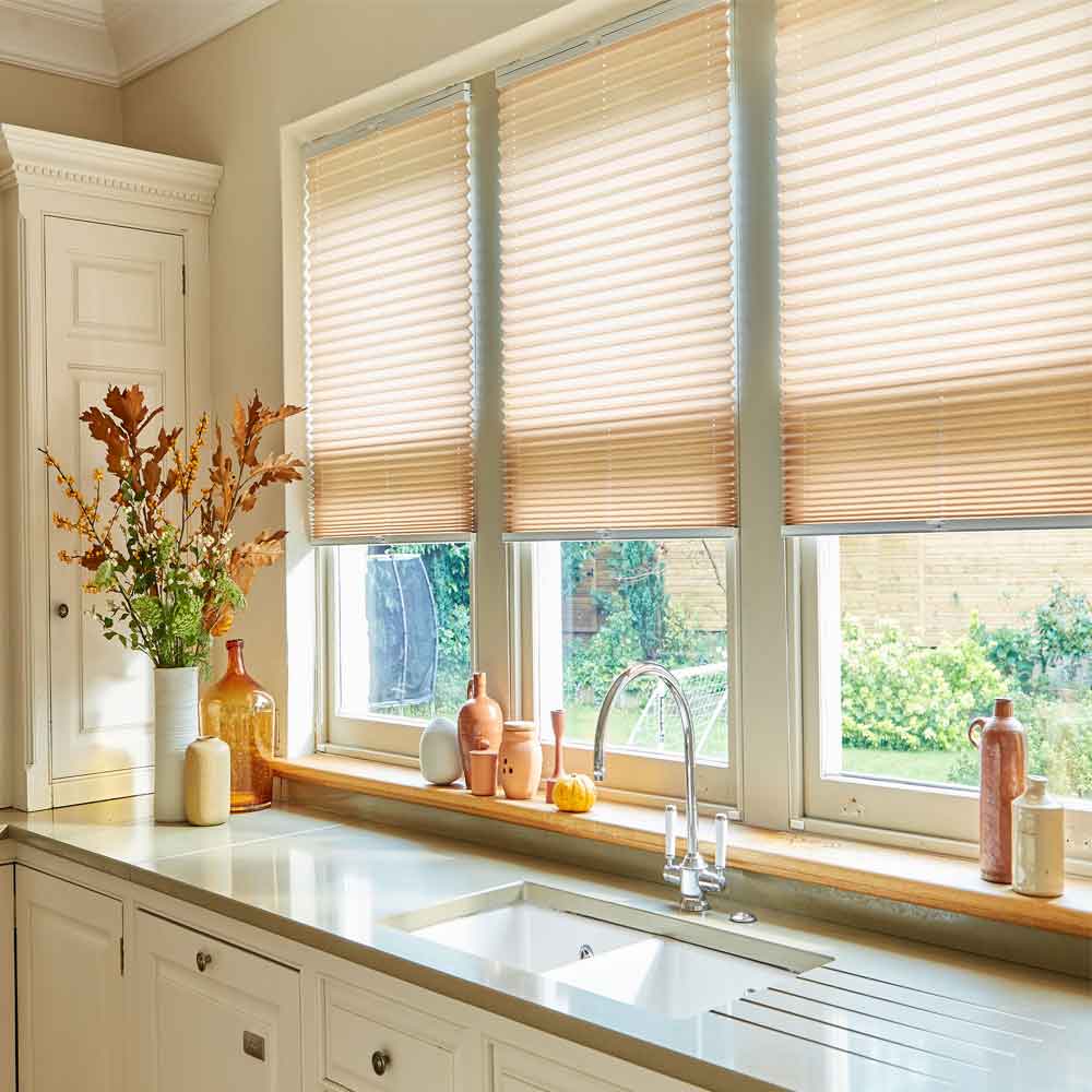 Pleated blinds in Birkenhead